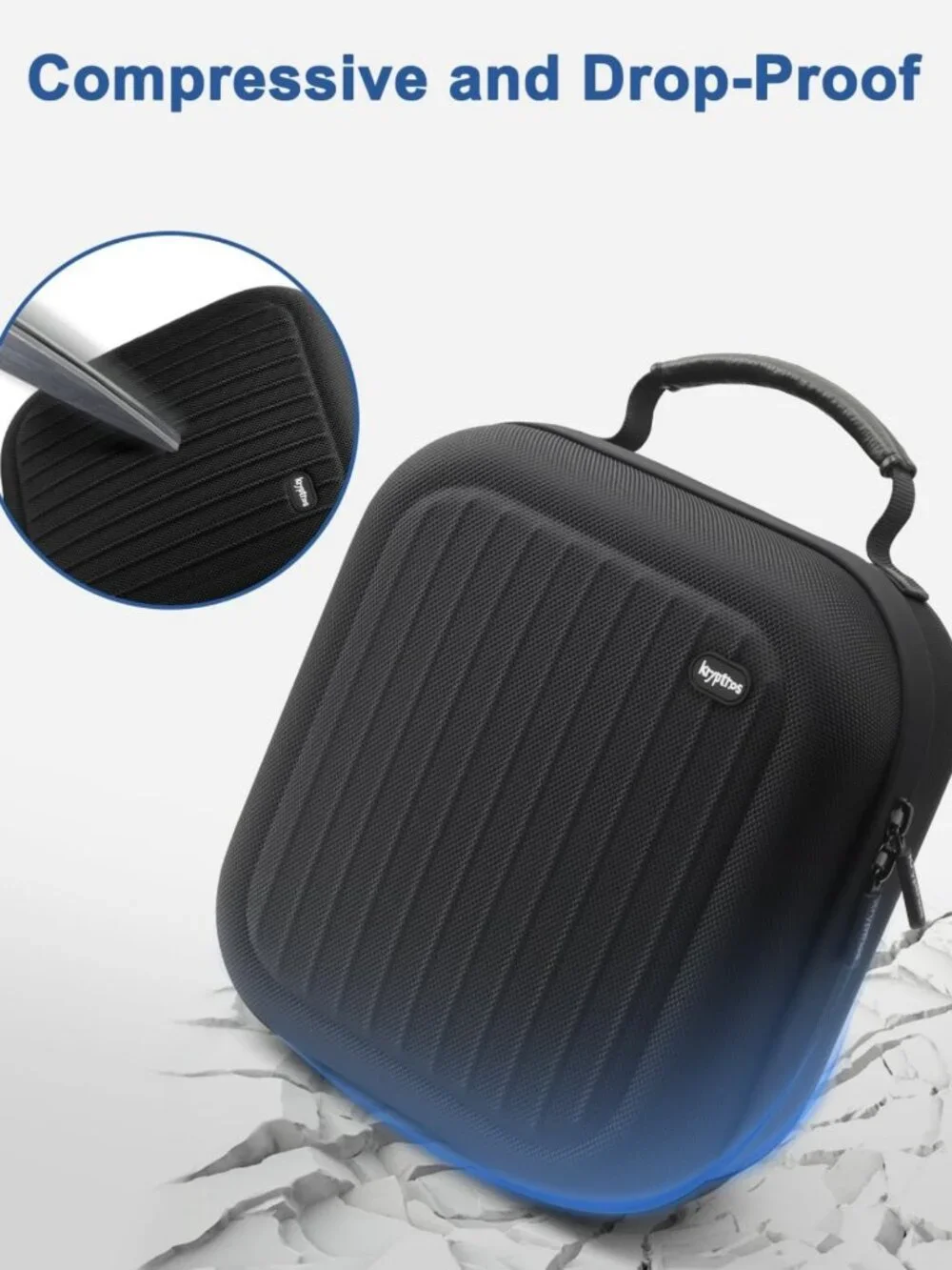 Portable Hard Case for VR Headset & Controllers | Travel Storage & Lens